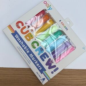 OOLY CUB CREW set of eight Washable Markers OOLY Colored Art Markers
